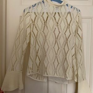 See by Chloe cream top